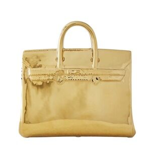 Gold Handbag Coin Bank Decorative Purse Piggy Bank Unique Home Decor